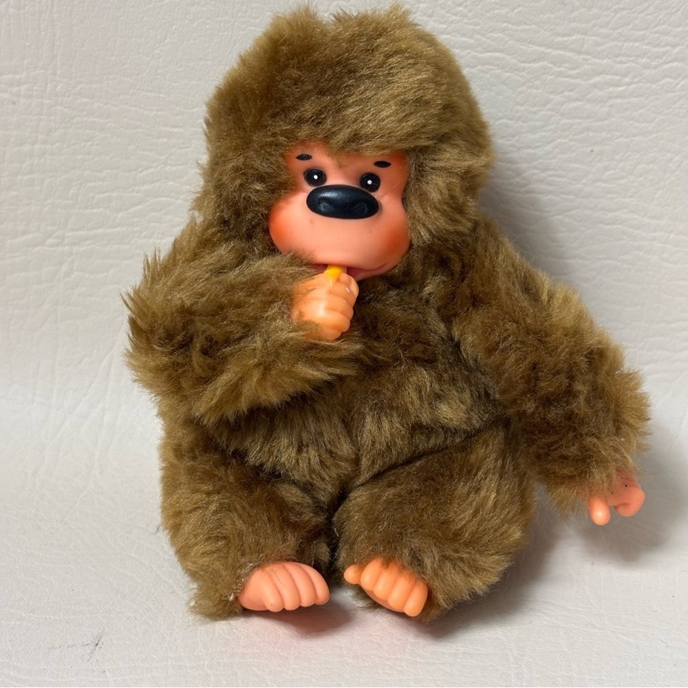 Vintage 1980s Baby Gonga Thumb Sucking Plush Gorilla - Picture 5 of 7
